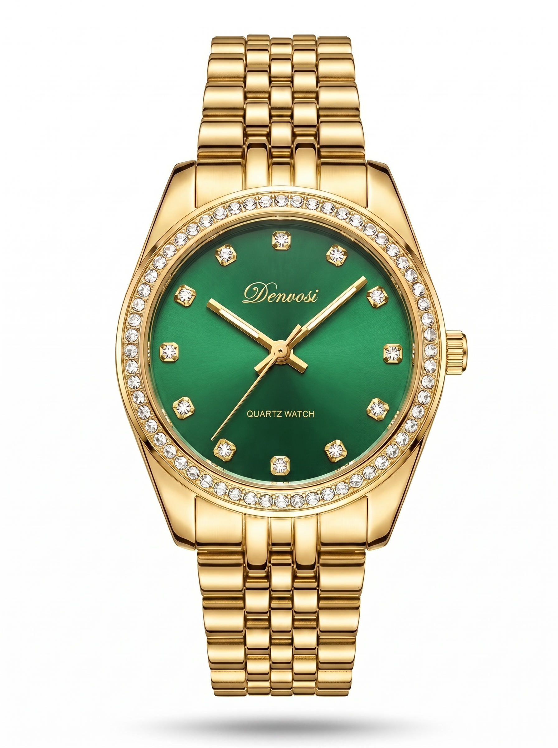 Royal Rhinestone Green/Gold